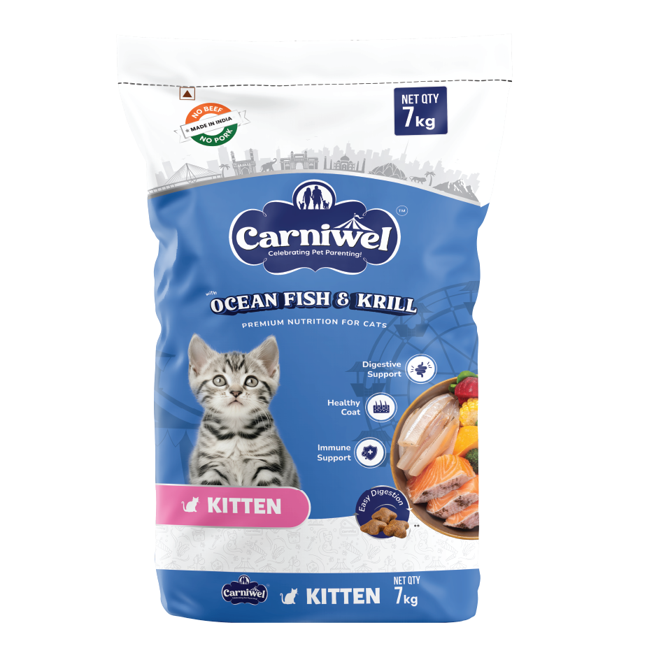 Carniwel with Ocean Fish & Krill, Dry Cat Food, Kitten