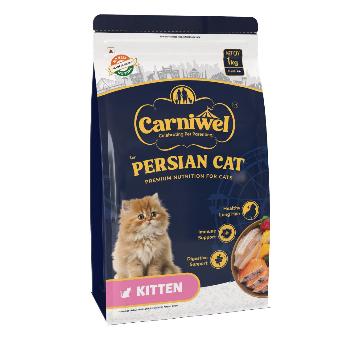 Carniwel Dry Persian Cat Food, Kitten