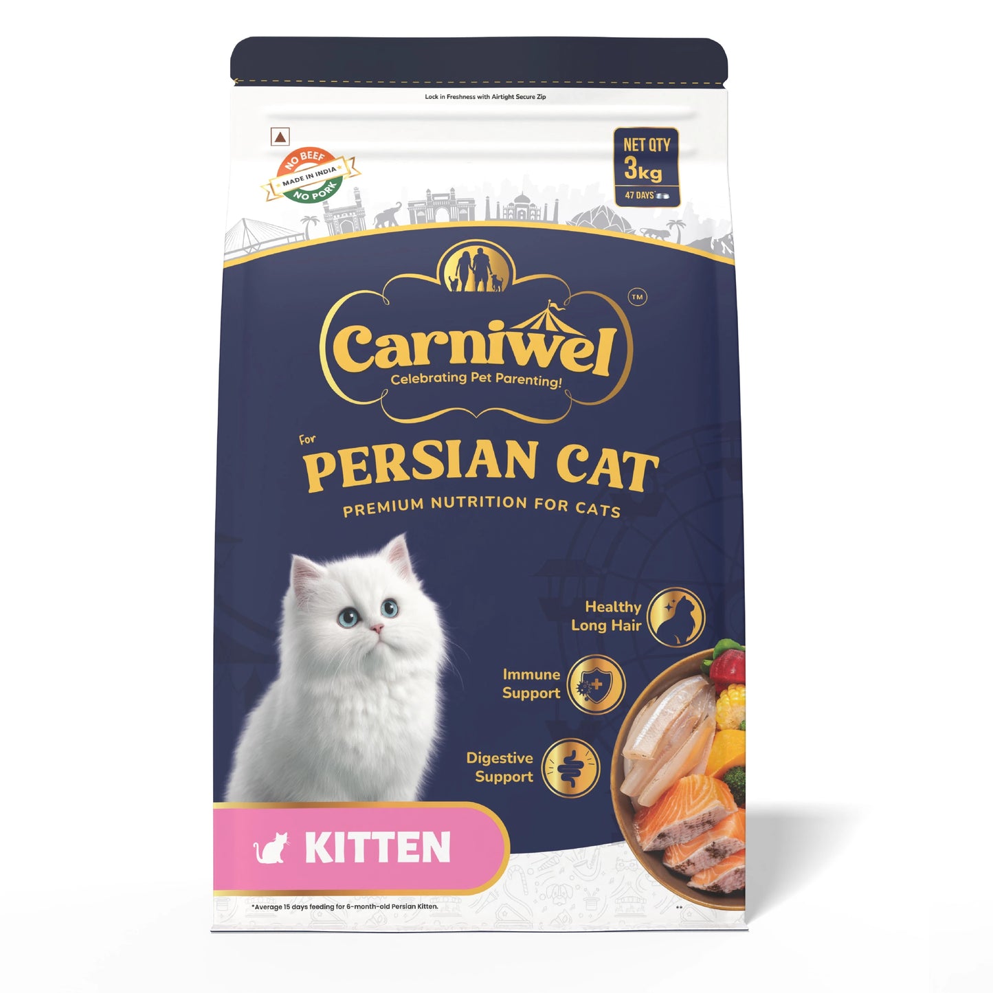 Carniwel Persian Kitten, Dry Cat Food