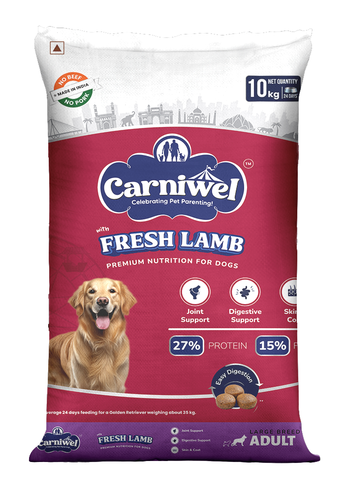 Carniwel with Fresh Lamb, Dry Dog Food for Large Breed, Adult