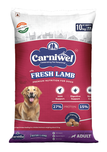 Carniwel with Fresh Lamb, Dry Dog Food for Large Breed, Adult
