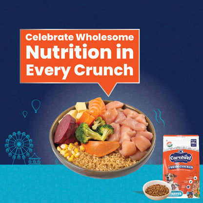 Carniwel Premium pet food for pedigree dog, delivering premium nutrition in every bite for optimal health. Healthy dog food.