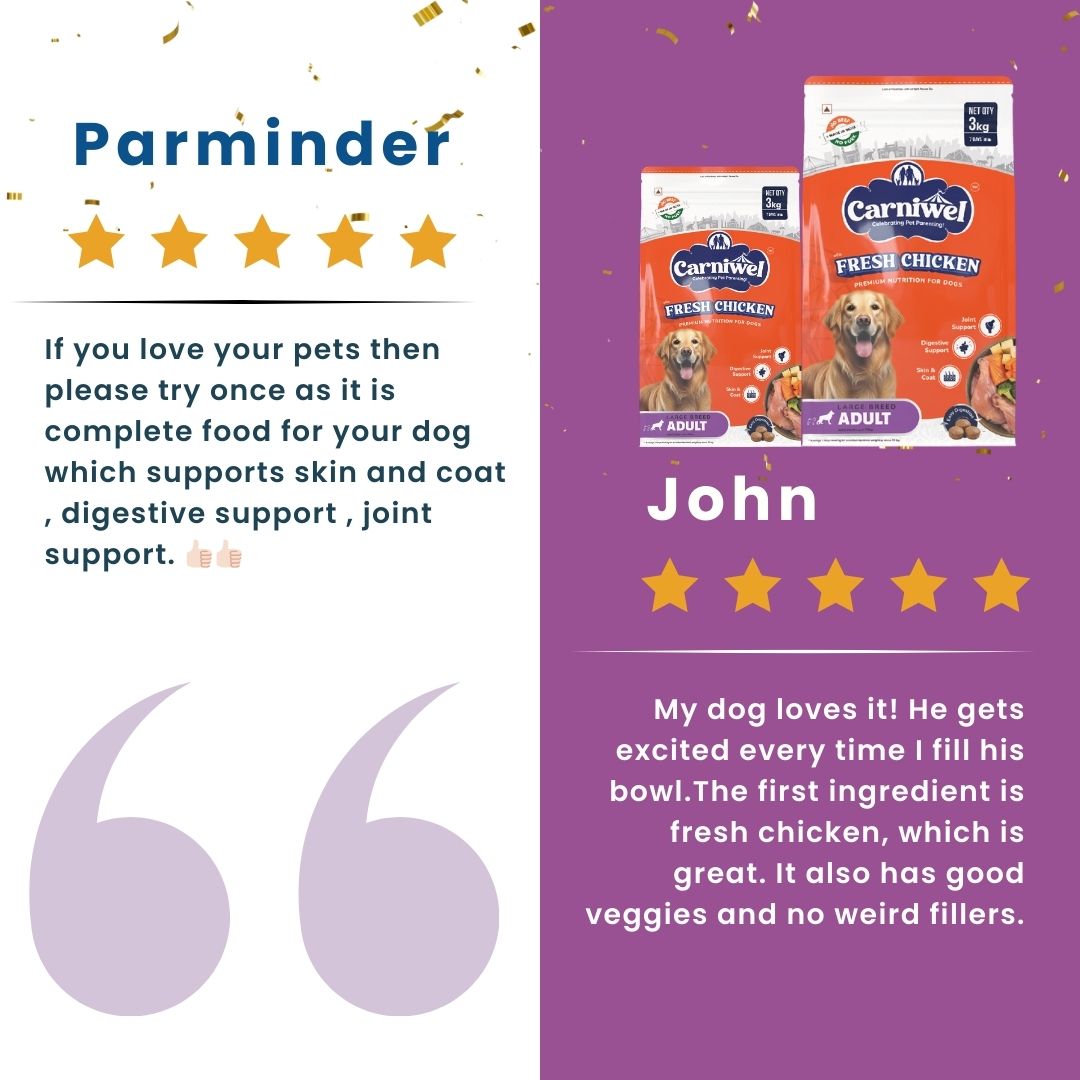 Carniwel Chicken Dog Food Reviews – Best dog food enriched with fresh chicken and antarctic krill. A top choice for the best pet food.