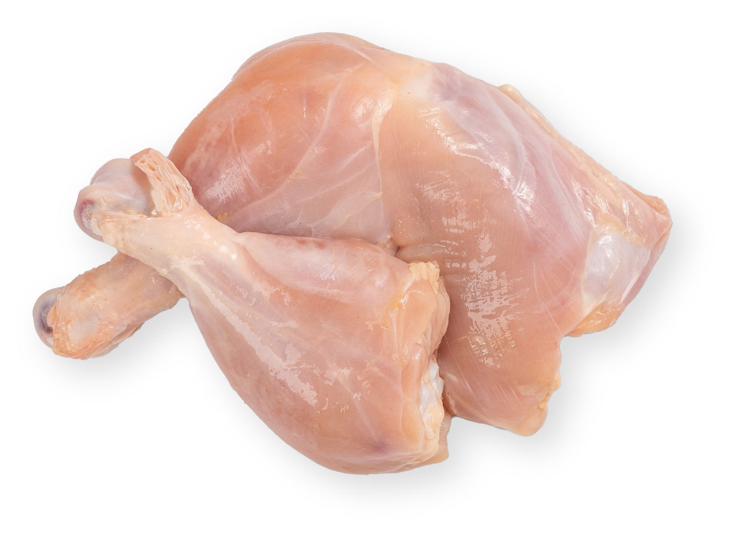 Carniwel Pet Food Ingredients - Raw Fresh chicken on a white background