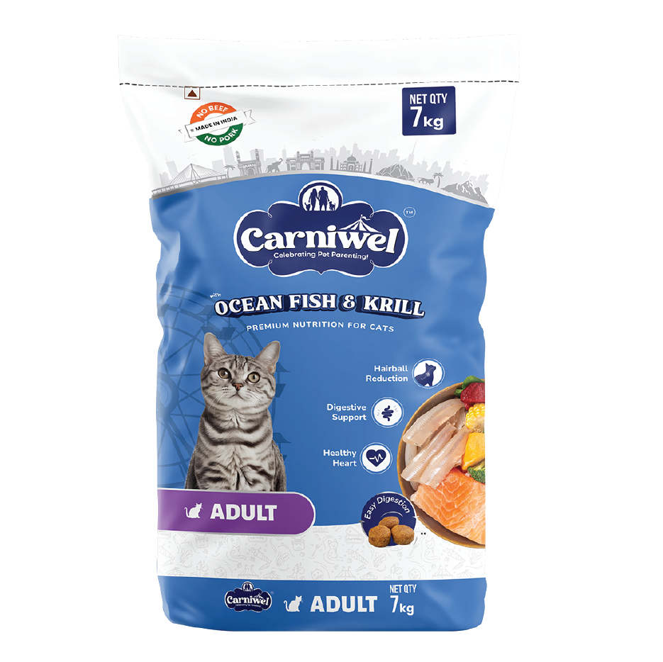 Carniwel with Ocean Fish & Krill, Dry Cat Food, Adult