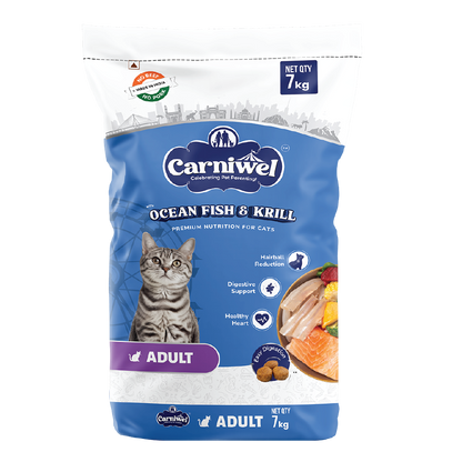 Carniwel with Ocean Fish & Krill, Dry Cat Food, Adult