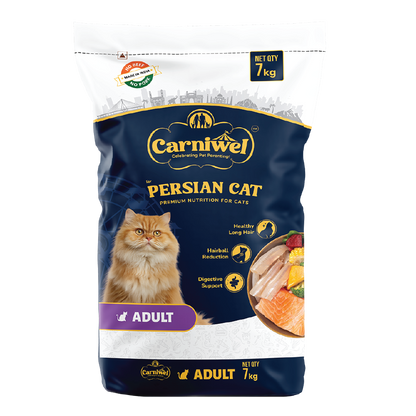 Carniwel Dry Persian Cat Food with Fresh Sardines & Krill, Adult