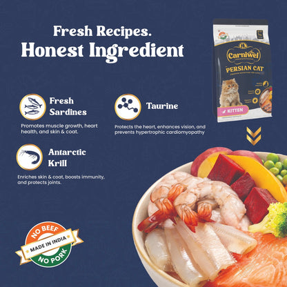 Carniwel Dry Persian Cat Food, Kitten