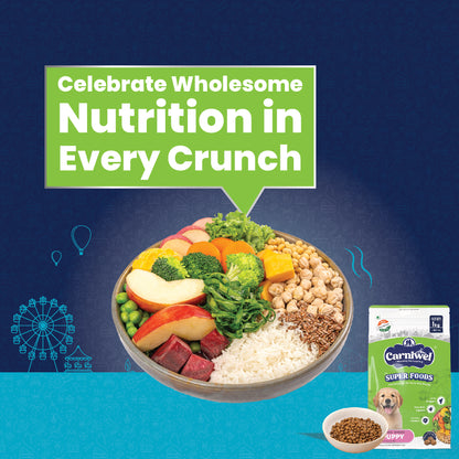 Carniwel Premium pet food for pedigree dog, delivering premium nutrition in every bite for optimal health. Healthy dog food.