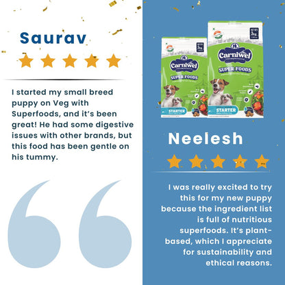 Carniwel Veg Dog Food Reviews – Best dog food enriched with superfoods and algal oil. A top choice for the best pet food.