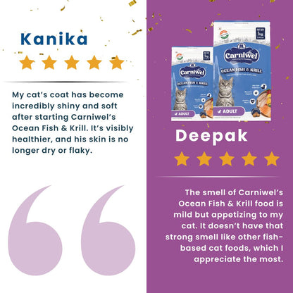 Carniwel Ocean Fish & Krill Cat Food Reviews – Best Cat Food with Ocean Fish and Antarctic Krill. A top choice for the best pet food.
